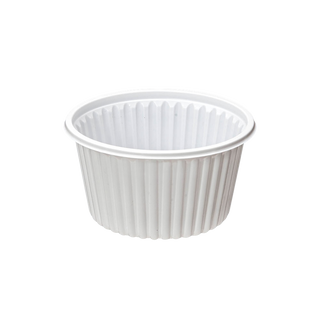 105 Round PP Container 10 oz. White