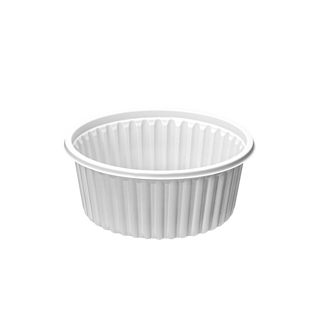 105 Round PP Container 8 oz. White