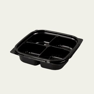 1515 Square PET Container 4-Compartment