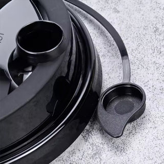 90mm PP Lid with Attached Stopper, Clear