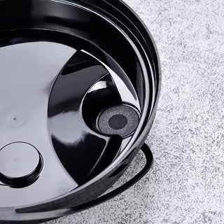 90mm PP Lid with Attached Stopper, Clear