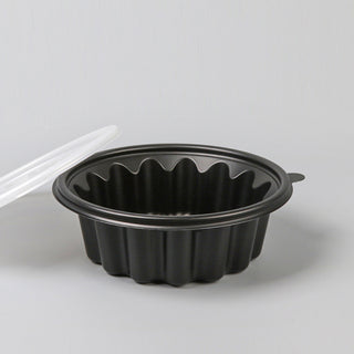 195-JH Round PP Bowl 38 oz. Black
