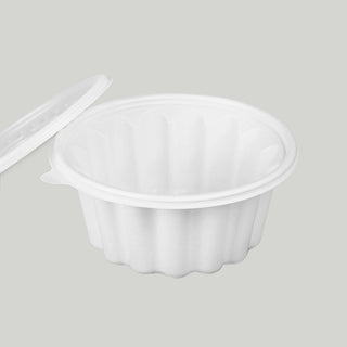 195-JH Round PP Bowl 48 oz. White