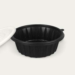 195-FP Round PP Bowl 38 oz. Black