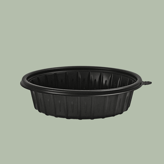 195-FP Round PP Bowl 24 oz. Black