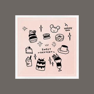 Square stickers