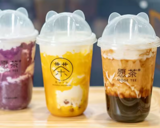 ⚡Pre-Order⚡90mm Bear Lid for Premium Boba Cups with Stopper, 1,000/case, PP, Transparent
