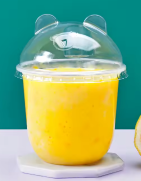 ⚡Pre-Order⚡ 95mm Bear Lid for Boba Cups, 1,000/case, PET