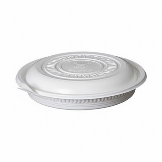 300 Big Round PP Container 120 oz. White
